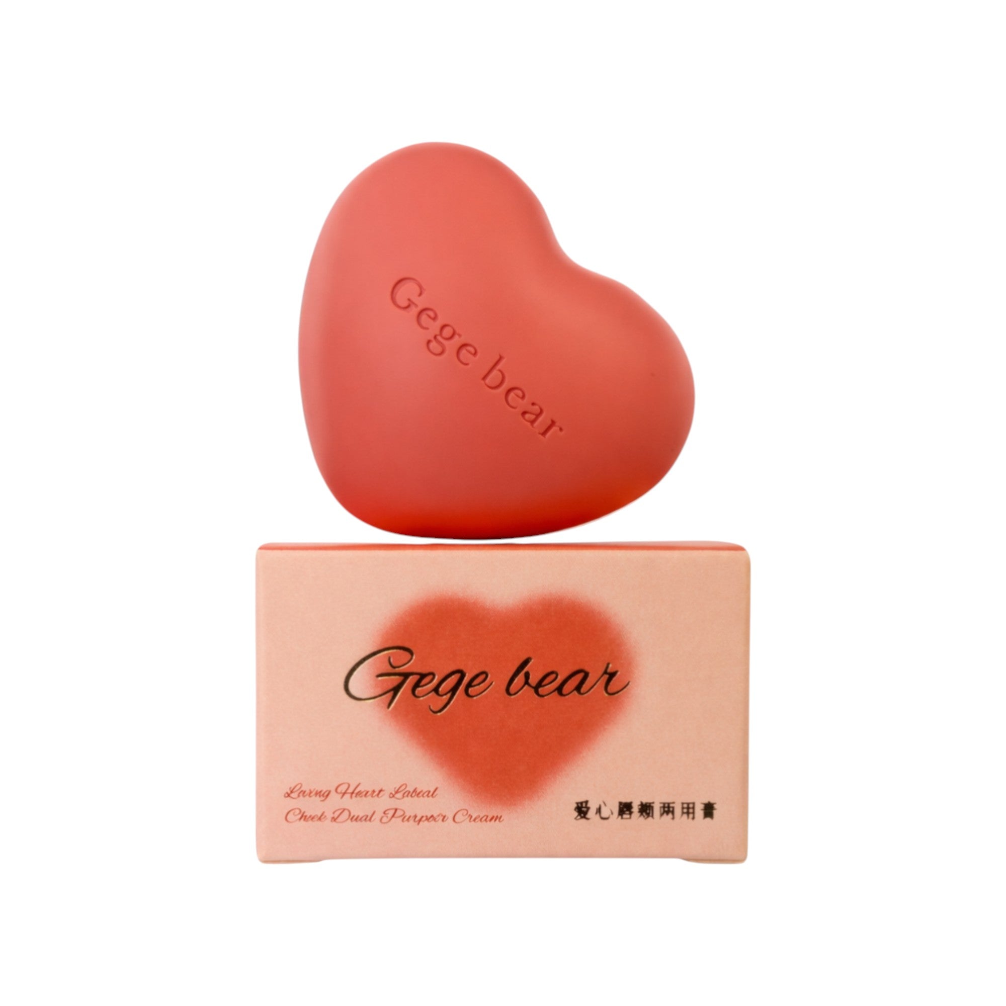 GEGE BEAR LOVING HEART CHEEK CREAM Teinte crémeuse pour les lèvres et les joues 6 g