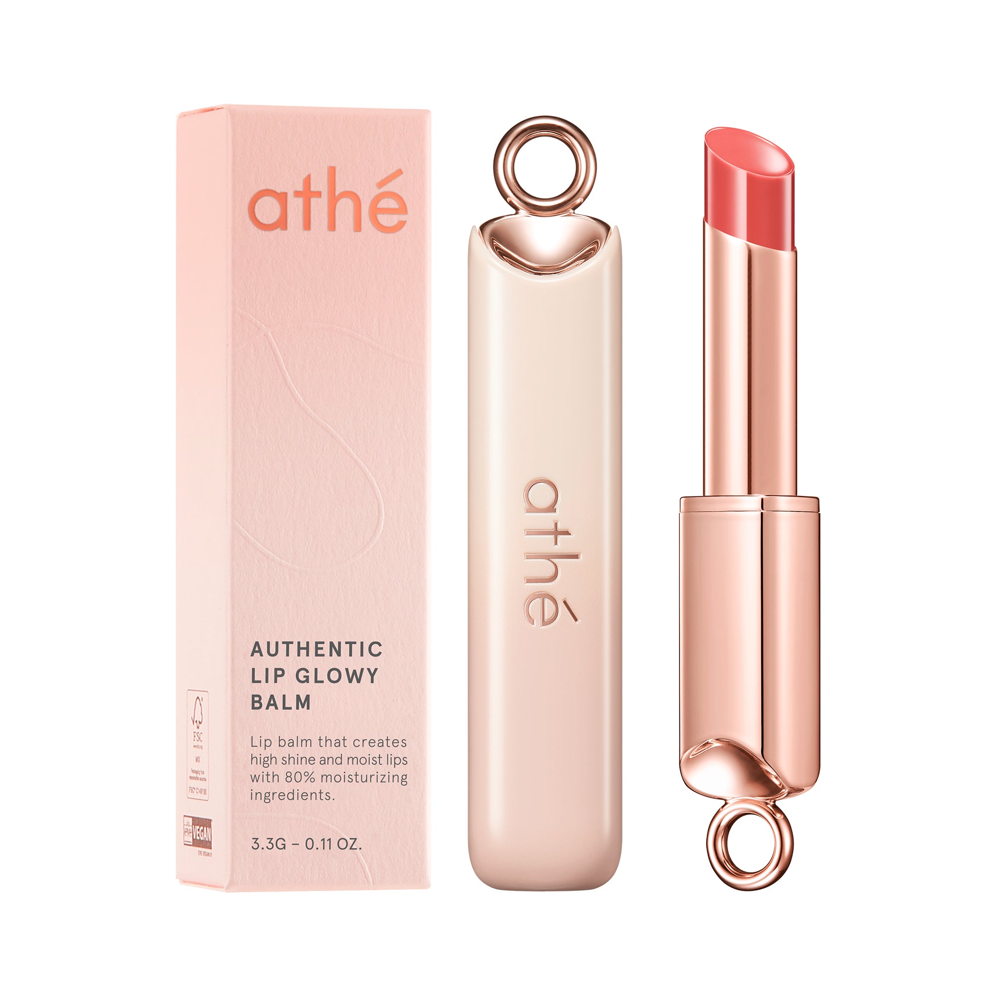 ATHE AUTHENTIC Hydratační a rozjasňující balzám na rty 3,3 g #4