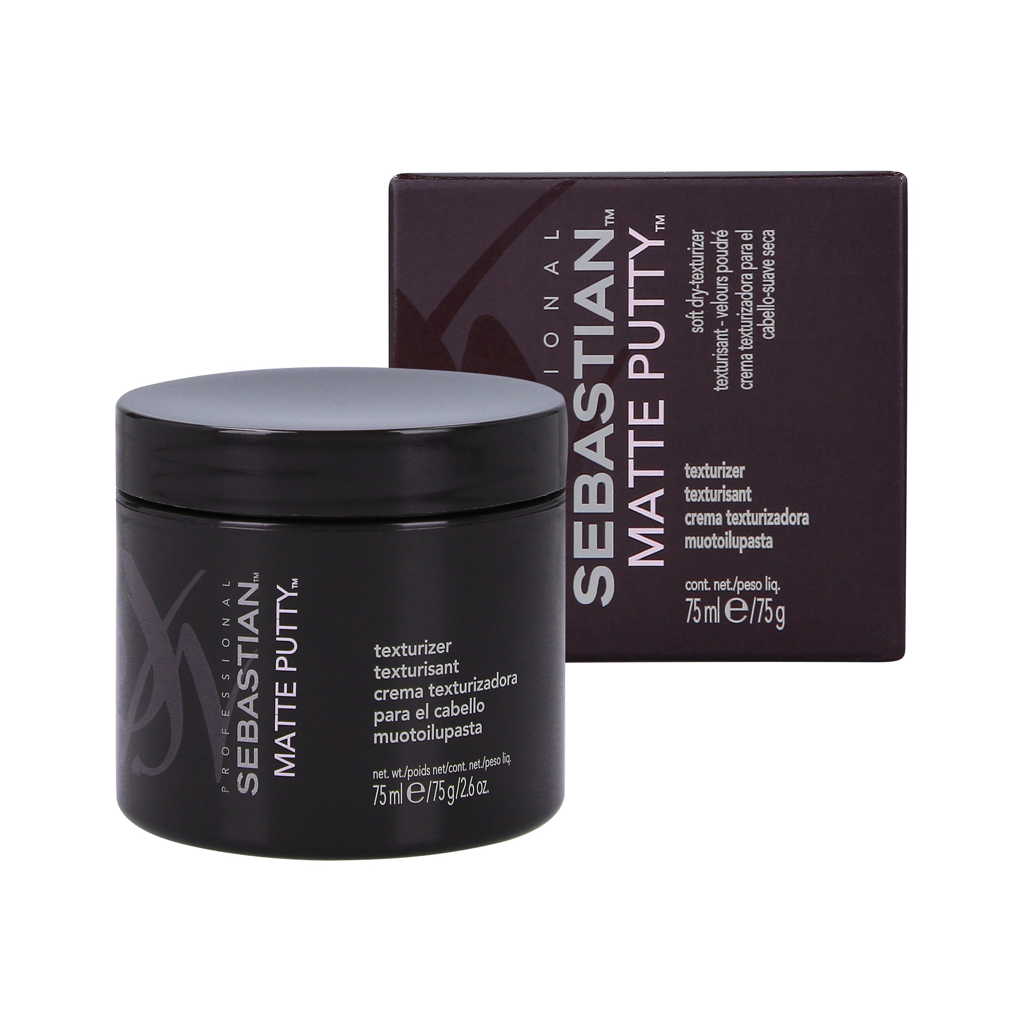 SEBASTIAN MATTE PUTTY SOFT DRY Pâte matifiante en poudre pour le coiffage des cheveux 75 ml