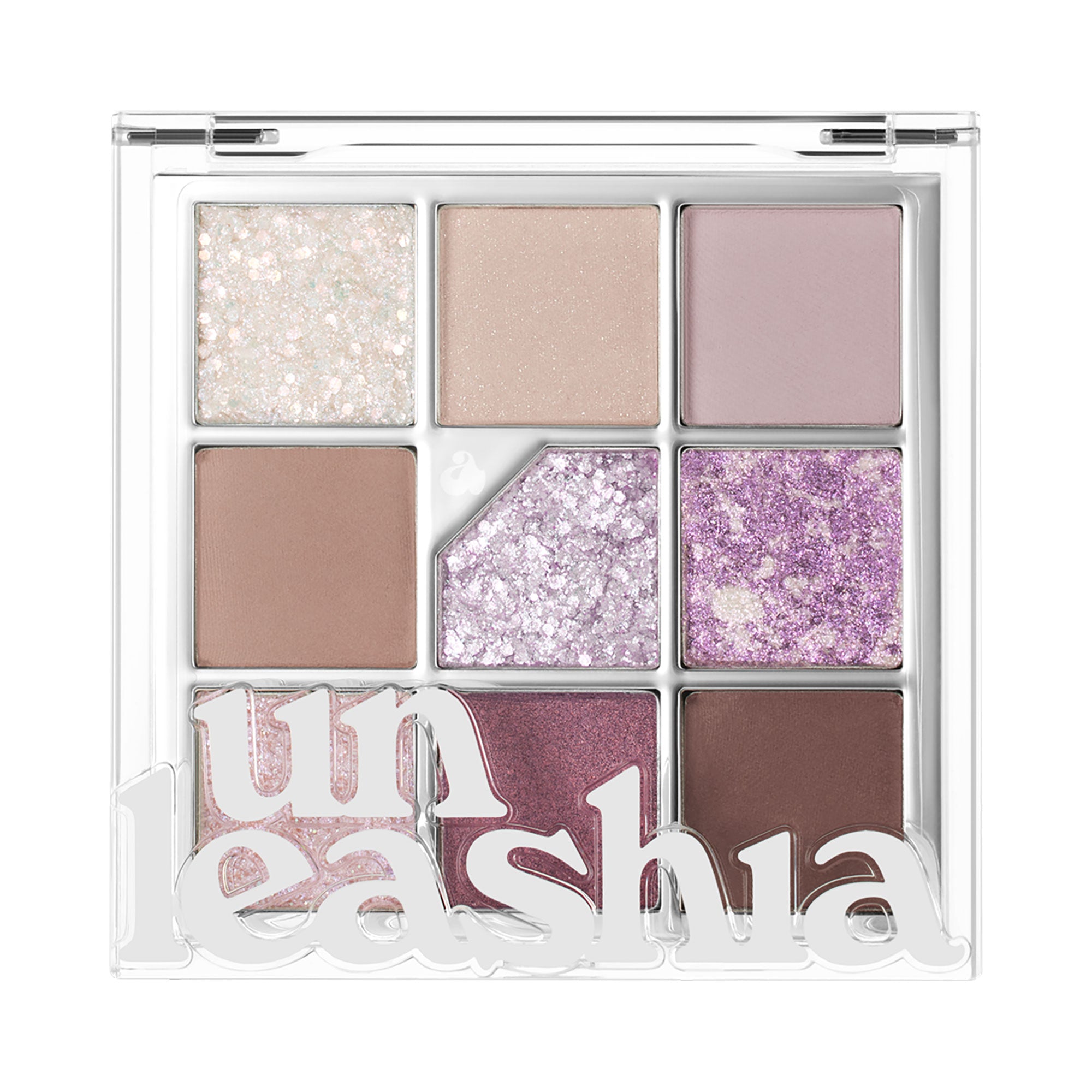 UNLEASHIA GLITTERPEDIA Palette di ombretti vegani n. 4 All of Lavender Fog 6,2 g