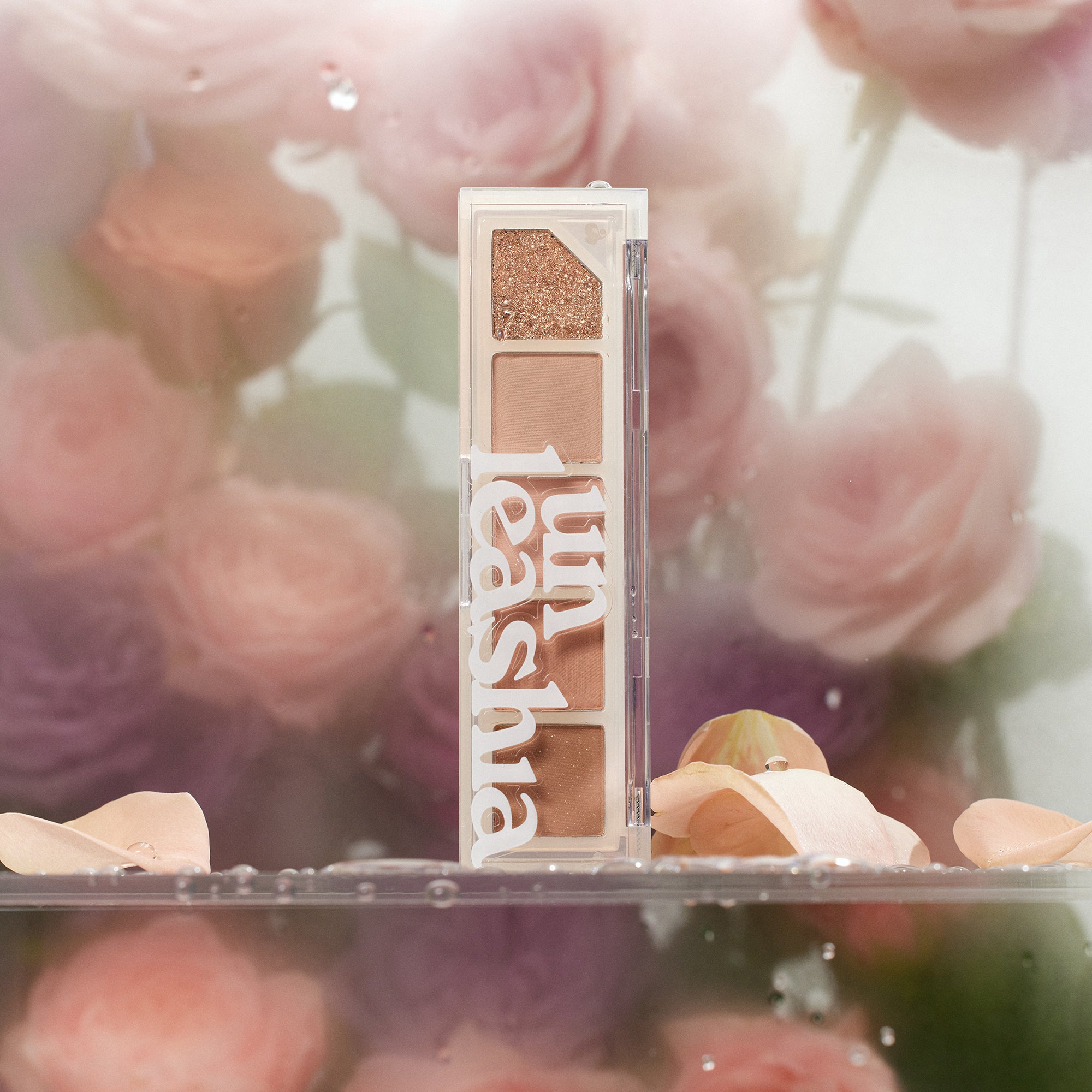 UNLEASHIA MOOD SHOWER Paleta cieni do powiek i rozświetlaczy No.2 Rose Shower 4 g #4