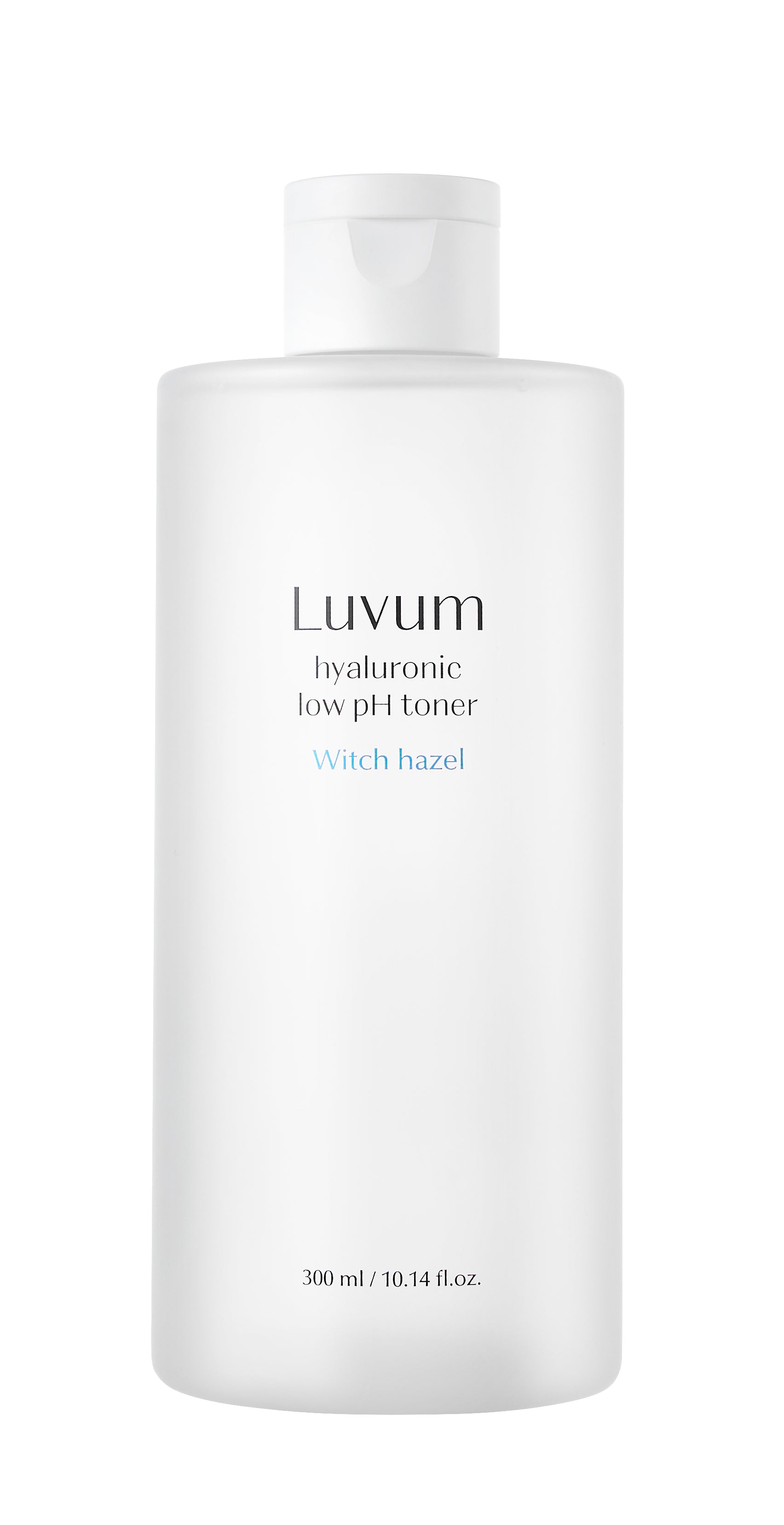 LUVUM WITCH HAZEL HYALURONIC LOW PH TONER Hydratační tonikum s nízkým pH s rostlinnou kyselinou hyaluronovou o nízké molekulové hmotnosti 300 ml