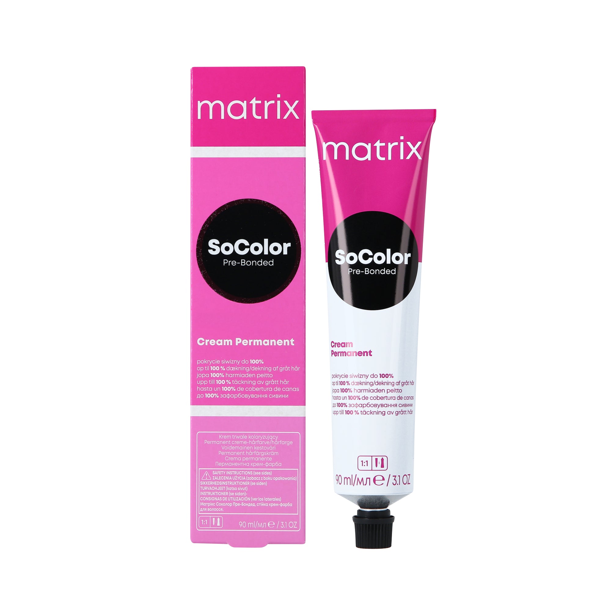 MATRIX SOCOLOR CRÈME PRÉ-DÉCOLLANTE PERMANENTE Coloration permanente 90 ml