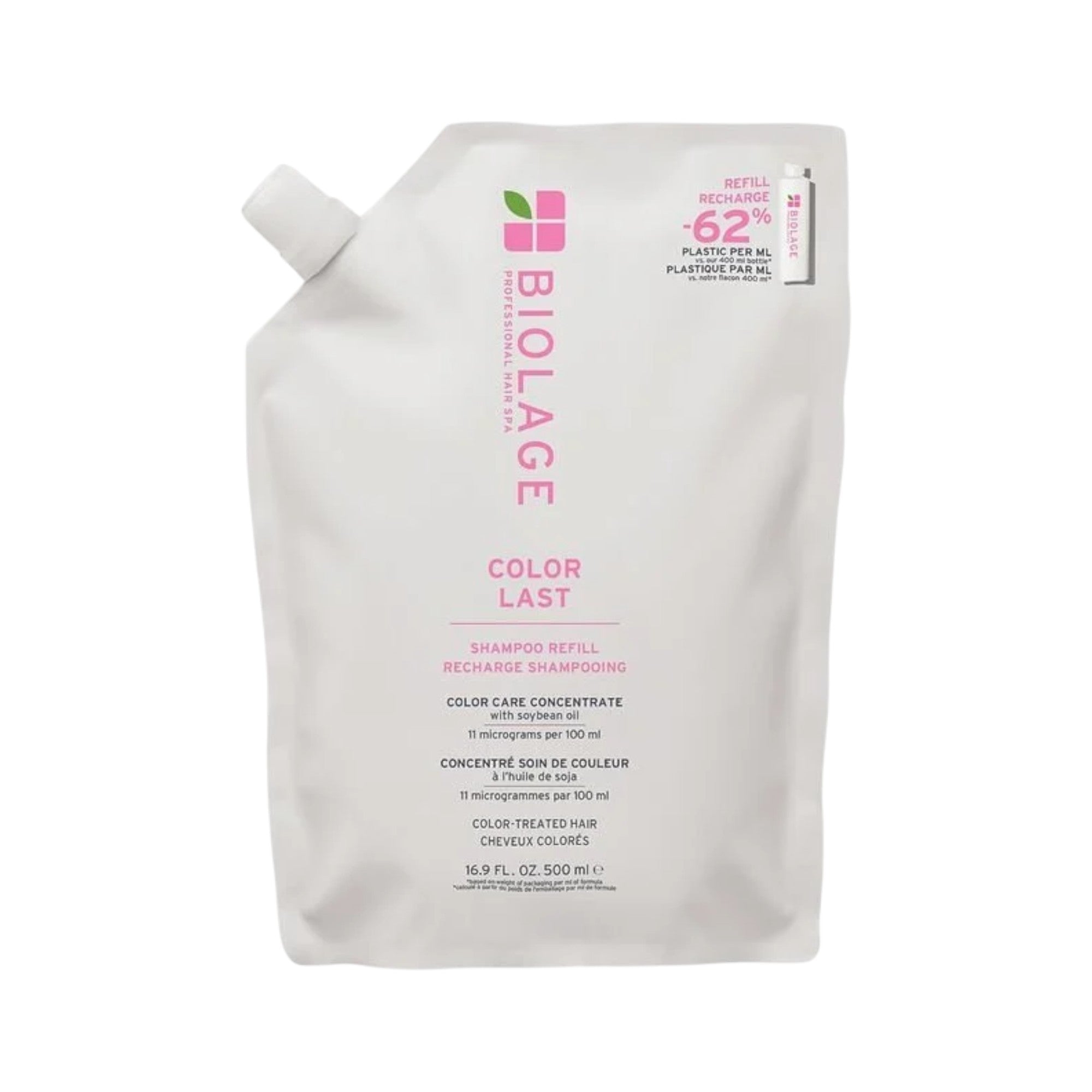 BIOLAGE COLOR LAST Shampoo per capelli colorati previene lo sbiadimento del colore RICARICA 500 ml