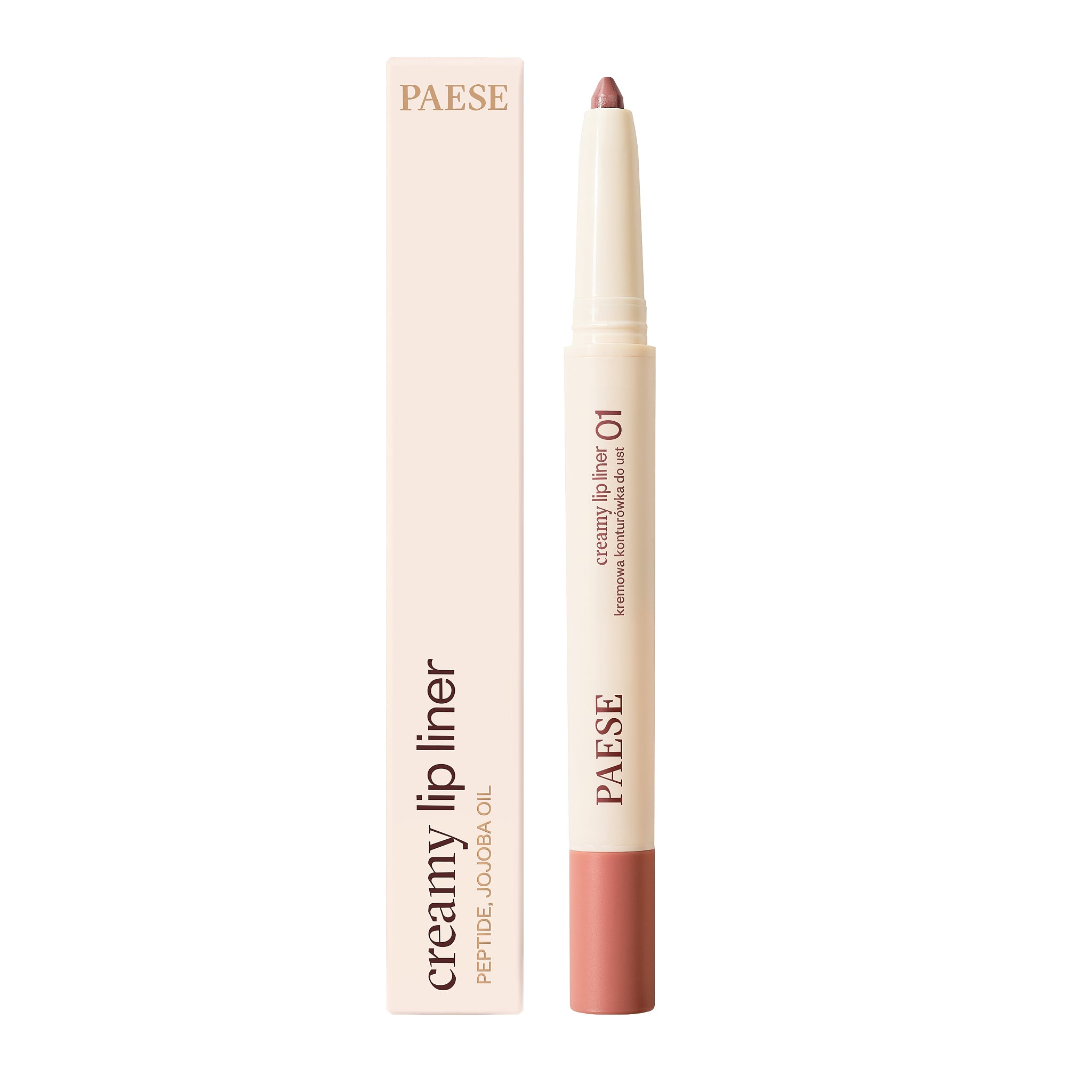 PAESE CRAYON À LÈVRES CRÉMEUX Crayon à lèvres crémeux aux peptides 0,6 g