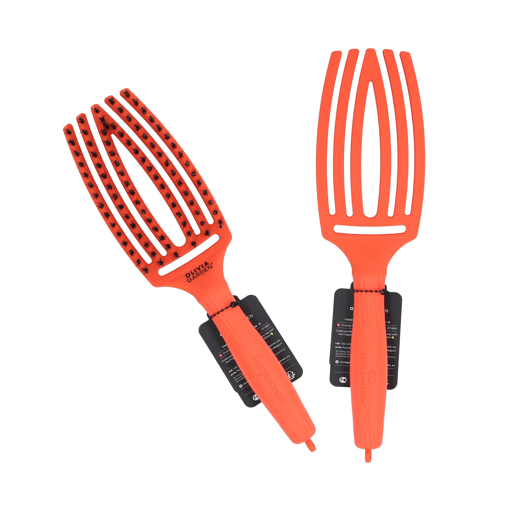 OLIVIA GARDEN FINGERBRUSH Kartáč na vlasy Dolce Vita Orange Spritz