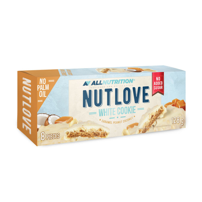 ALLNUTRITION NUTLOVE Ciasteczka – caramel & peanut & coconut 128 g