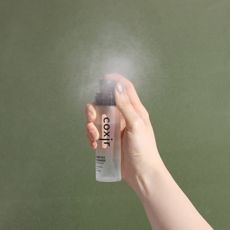 COXIR RICE LINE Feuchtigkeitsspendender Peeling-Nebel mit Niacinamid und braunem Reis 80 ml #2