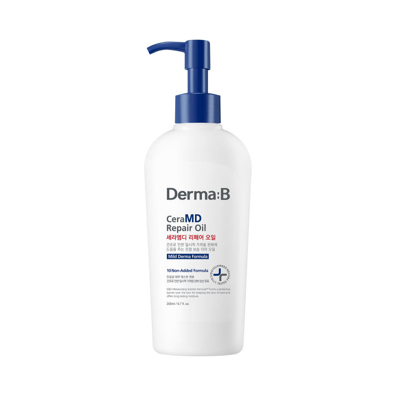 DERMA:B CERAMD Olio corpo rigenerante, idratante e lenitivo 200 ml
