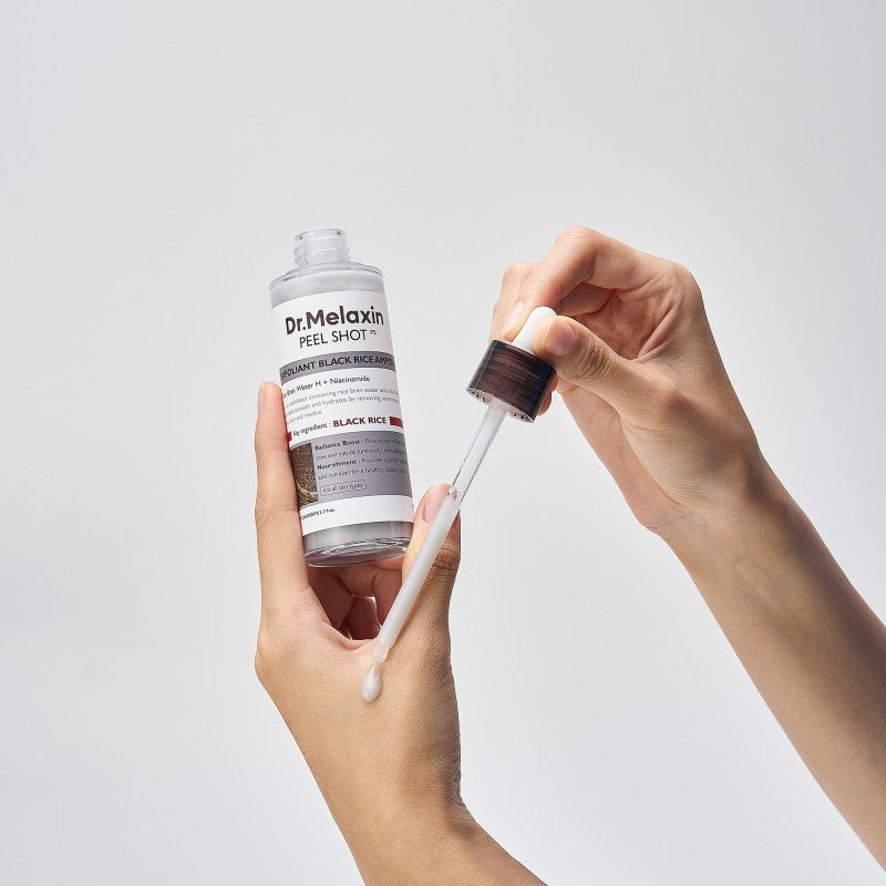 DR.MELAXIN PEEL SHOT LINE Fiala delicatamente esfoliante con estratto di riso nero 80 ml #2