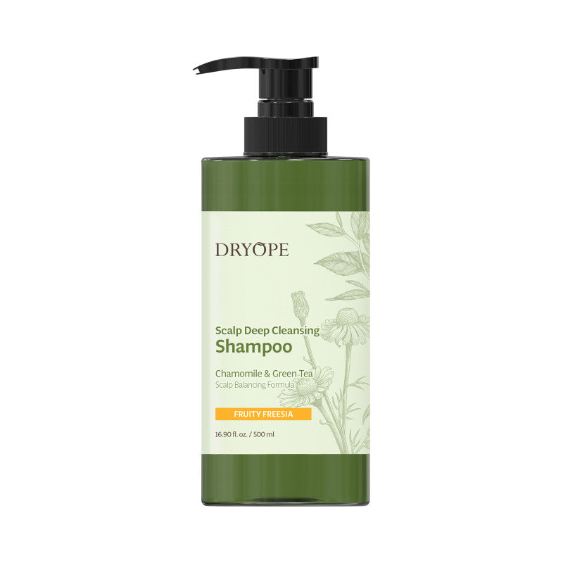 DRYOPE SCALP DEEP CLEANSING Veganes Shampoo mit Freesienduft 500 ml