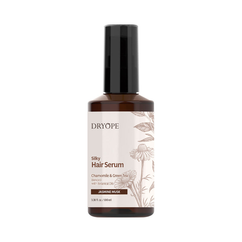 DRYOPE SILKY HAIR Veganes Ölserum für trockenes und strapaziertes Haar mit dem Duft von Moschus und Jasmin 100 ml