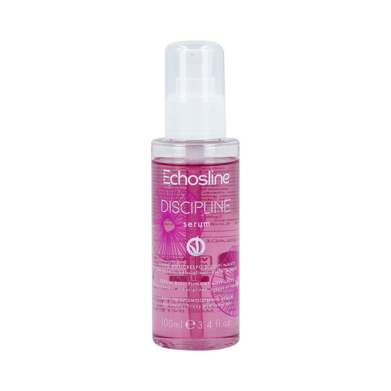 ECHOSLINE DISCIPLINE ANTI-FRIZZ Veganes Serum zur Glättung und Disziplinierung von krausem Haar 100ml
