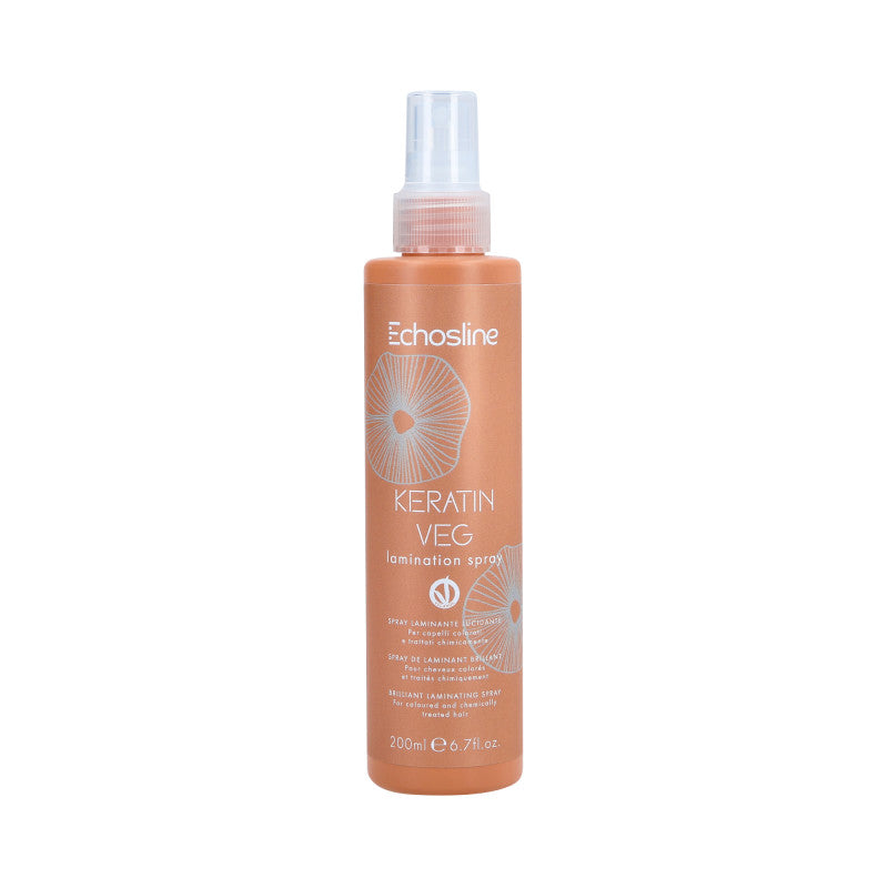 ECHOSLINE KERATIN VEG LAMINATION SPRAY Wegański keratynowy spray do laminowania włosów 200 ml