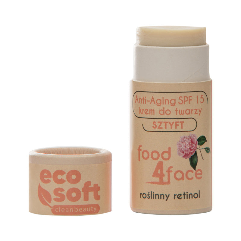 ECO SOFT FOOD4FACE Omlazující krém na obličej s rostlinným retinolem SPF15 30 g