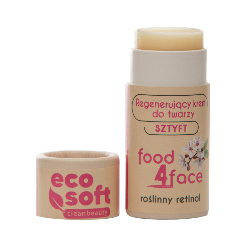 ECO SOFT FOOD4FACE Regenerační krém na obličej s rostlinným retinolem 30 g