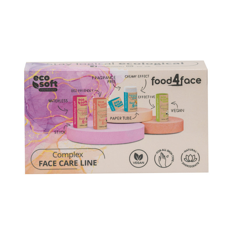 ECO SOFT FOOD4FACE Sada pro komplexní péči o obličej