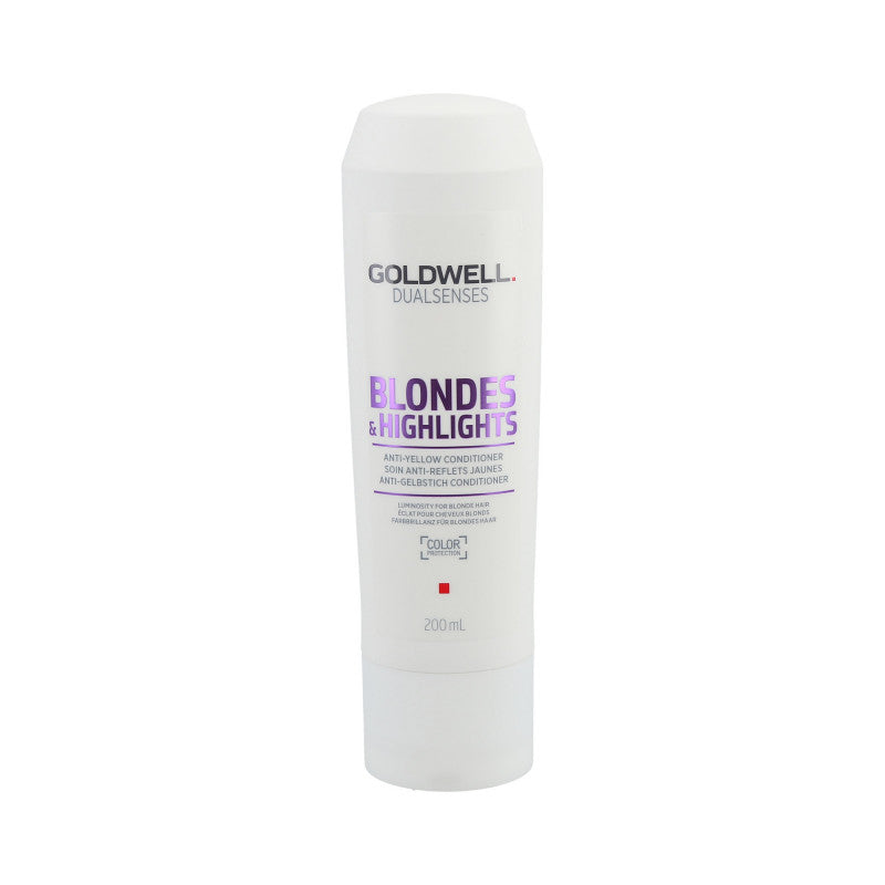 Goldwell Dualsenses Blondes & Highlights Balsamo / Conditioner anti-giallo capelli biondi o con riflessi 200 ml 