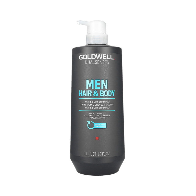 GOLDWELL DUALSENSES MEN Szampon do włosów i ciała 1000 ml