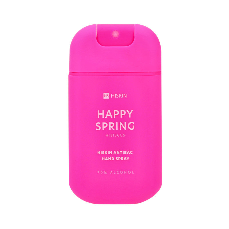HISKIN ANTIBAC Spray do dezynfekcji rąk, Happy Spring 30 ml