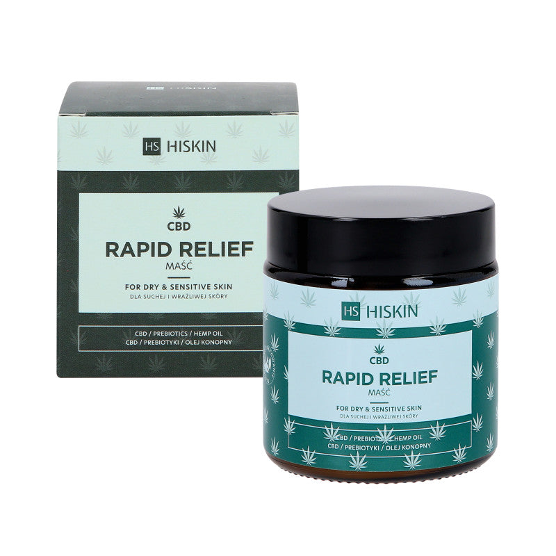 HISKIN CBD RAPID RELIFE Rettungssalbe für trockene und empfindliche Haut 120ml