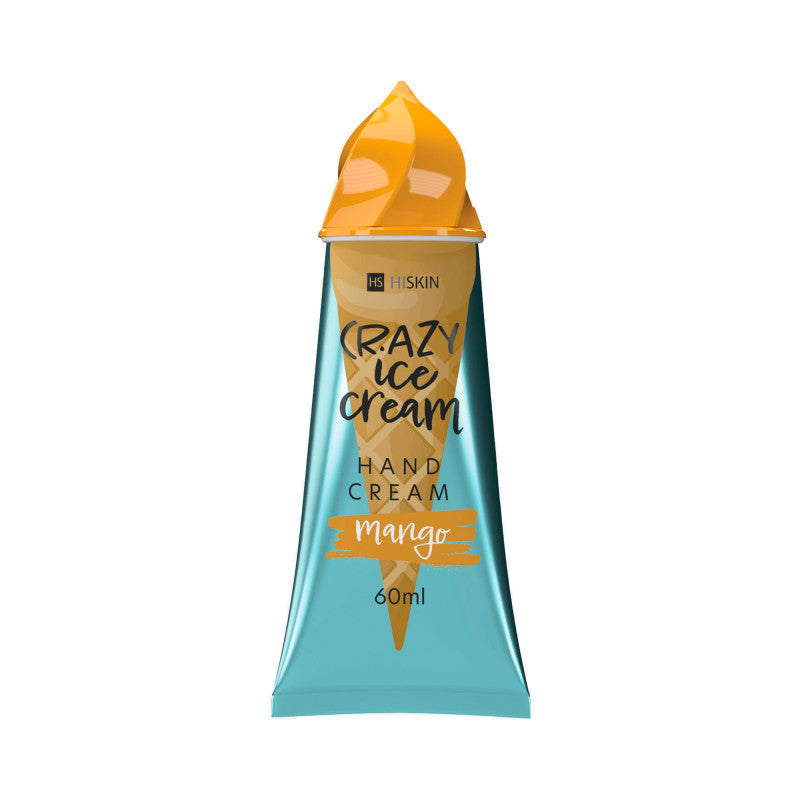 HISKIN CRAZY ICE CREAM Krem do rąk o zapachu mango 60 ml