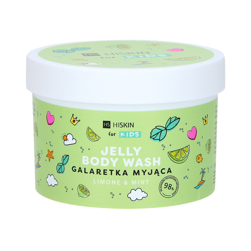 HISKIN FOR KIDS LIMONE&MINT Mycí gel pro děti s vůní limetky a máty 150ml