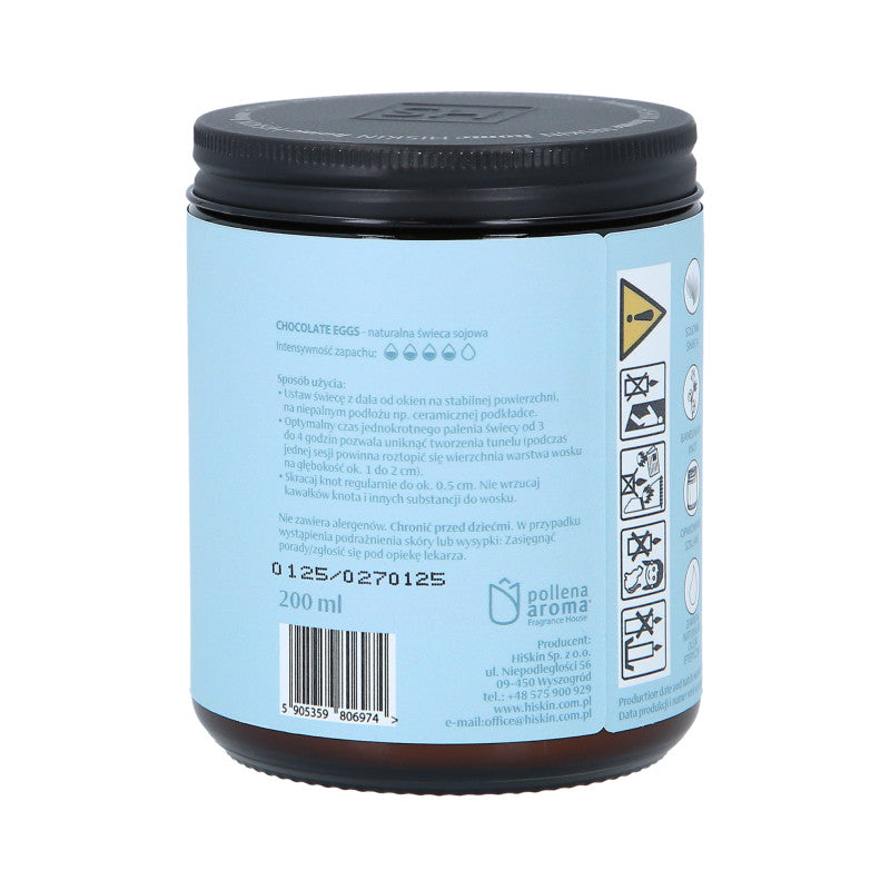 HISKIN HOME HAPPY EASTER Świeca sojowa o zapachu Chocolate Eggs 200 ml #3