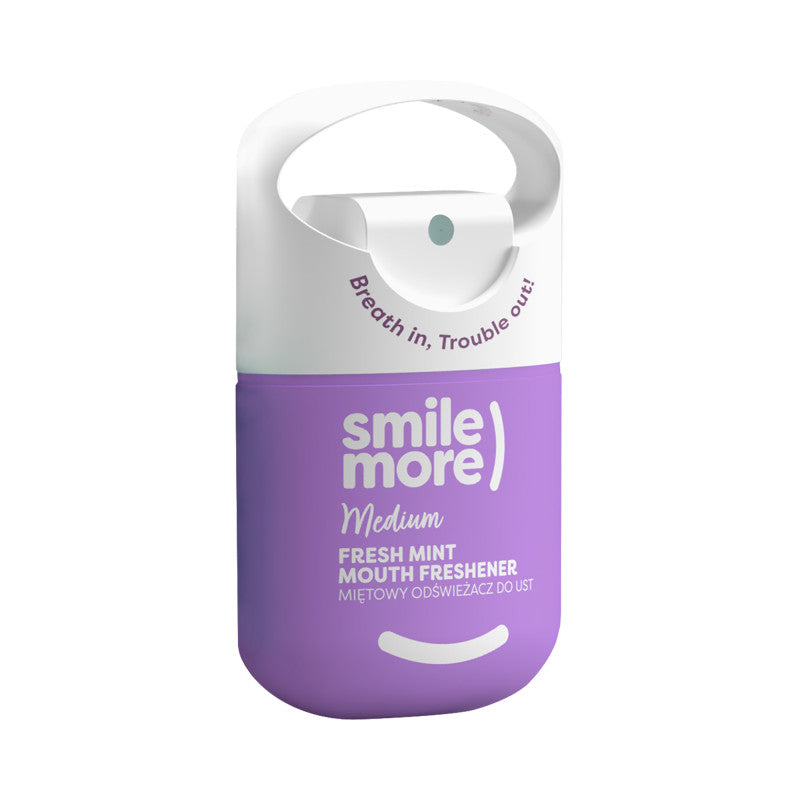 HISKIN SMILE MORE Rinfrescante per l'Alito alla Menta, Menta Fresca Media 20ml
