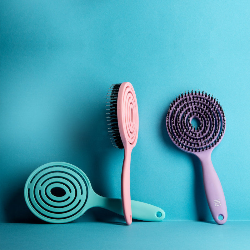 ilū Lollipop Candy Set di Spazzole Rotonde Professionali per Capelli 3 Pezzi #5