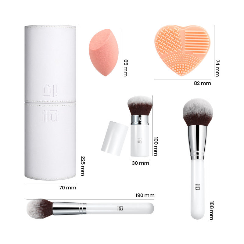 ilū Orange Is The Happiest Color - Makeup Pinsel Set  #2