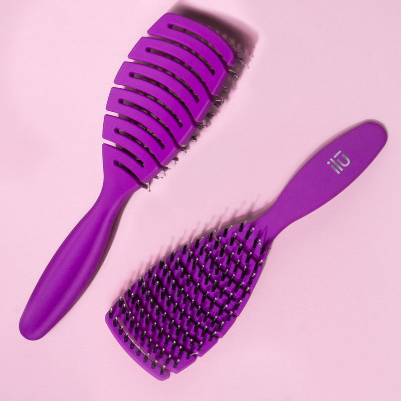 ilū Sada 2 fialových kartáčů: pro styling a česání vlasů #5