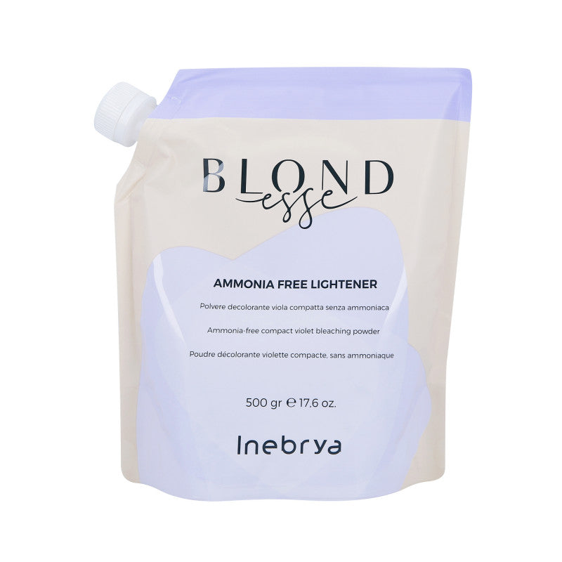 INEBRYA BLONDESSE Ammonia Free Lightener Fialový zesvětlující prášek bez amoniaku 500g