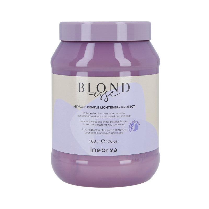 INEBRYA BLONDESSE Miracle Gentle Lightener Purpurový zesvětlující prášek 500g