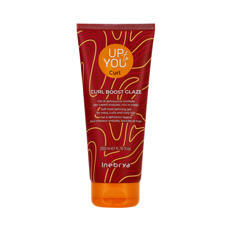 INEBRYA UP TO YOU CURL BOOTS GLAZE Gel Texturizzante per Capelli Ricci 200 ml