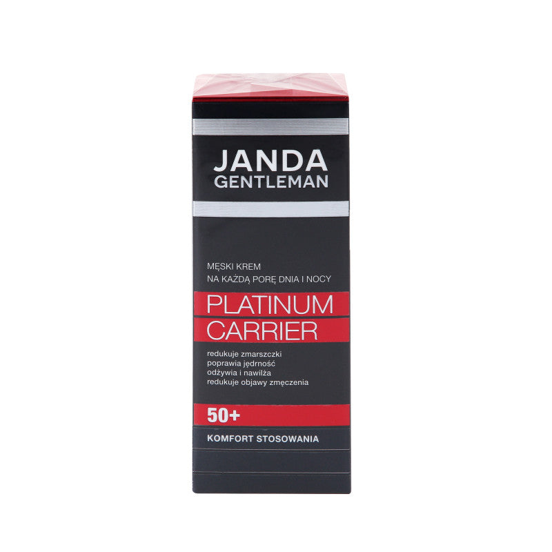 JANDA GENTLEMAN PLATINUM CARRIER 50+ Męski krem na każdą porę dnia i nocy 50 ml