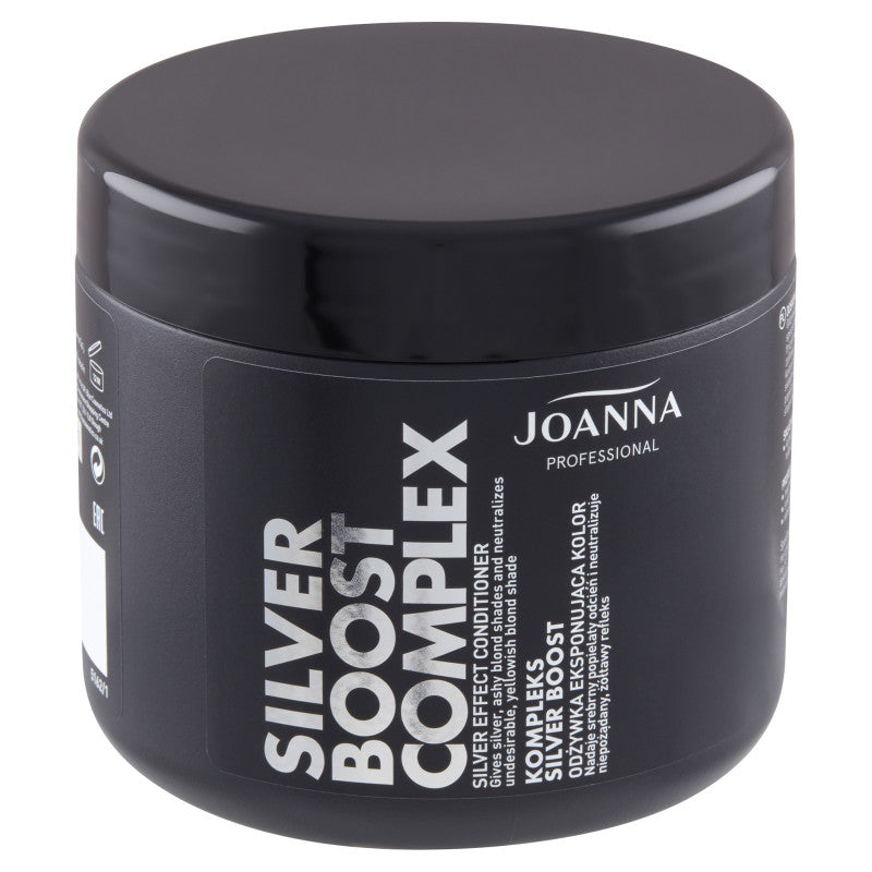 JOANNA PROFESSIONAL SILVER BOOST COMPLEX Tonująca odżywka eksponująca kolor włosów 500 ml