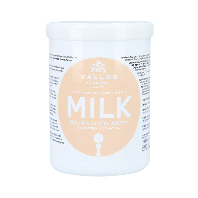 Kallos KJMN Milk Haarmaske mit Milchproteine 1000 ml