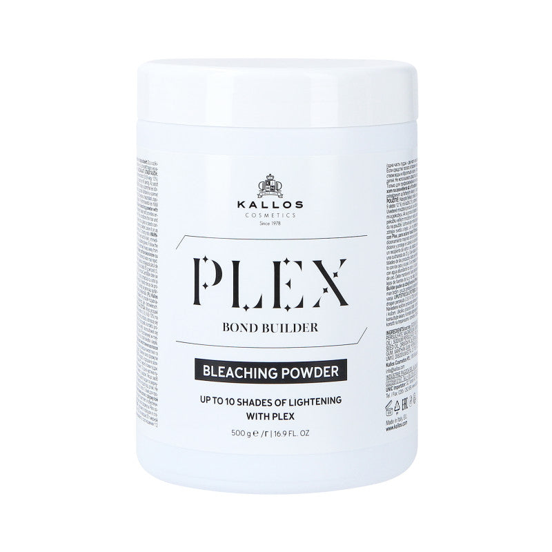 KALLOS PLEX BLEACHING POWDER Aufhellendes Puder bis zu 10 Töne mit Plex 500ml