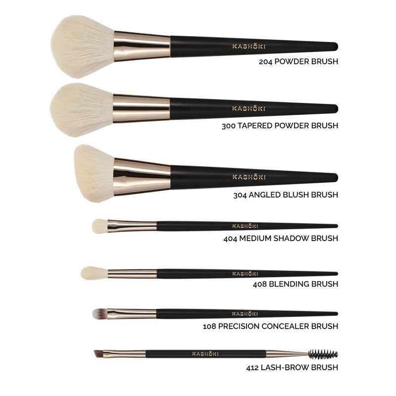 Kashōki SUISEN Set de Pinceaux à maquillage 8 Pcsavec tube  #3