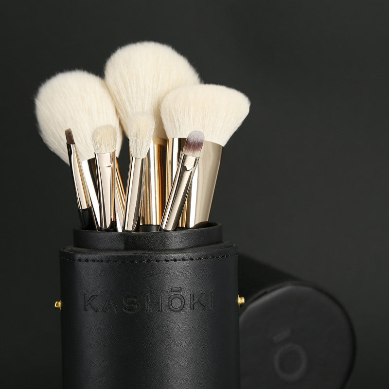 Kashōki SUISEN Set de Pinceaux à maquillage 8 Pcsavec tube  #4