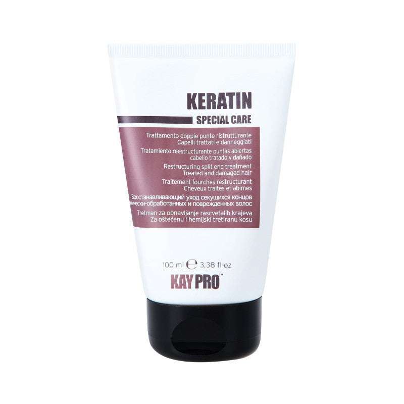 KAYPRO KERATIN Intensiv regenerierende Creme, die das Abbrechen der Haarspitzen verhindert, 100 ml