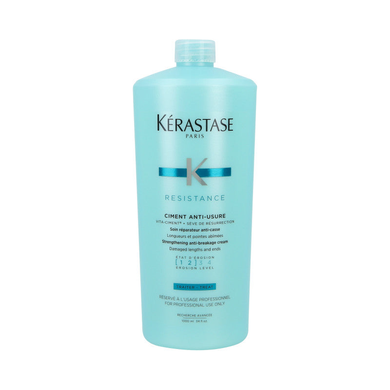 KÉRASTASE RESISTANCE 1-2 Ciment Anti-Usure Cemento per la ricostruzione dei capelli 1000 ml