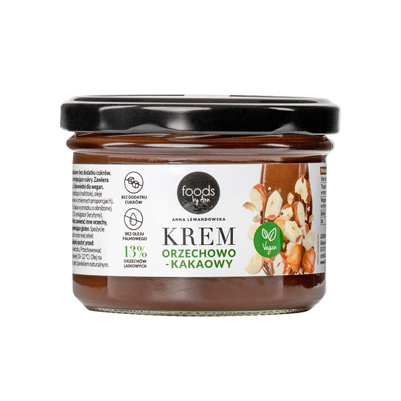FOODS BY ANN Haselnuss-Kakao-Creme 13 % Haselnüsse 220 g
