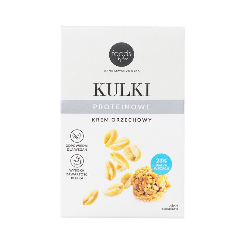LEVANN FOODS BY ANN Kulki proteinowe, Krem orzechowy 50 g