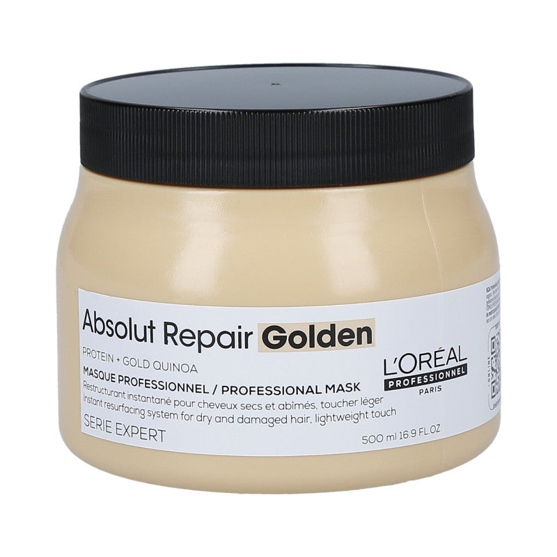 L'OREAL PROFESSIONNEL ABSOLUT REPAIR GOLDEN Gold Quinoa + Protein Gold maschera per capelli danneggiati 500 ml