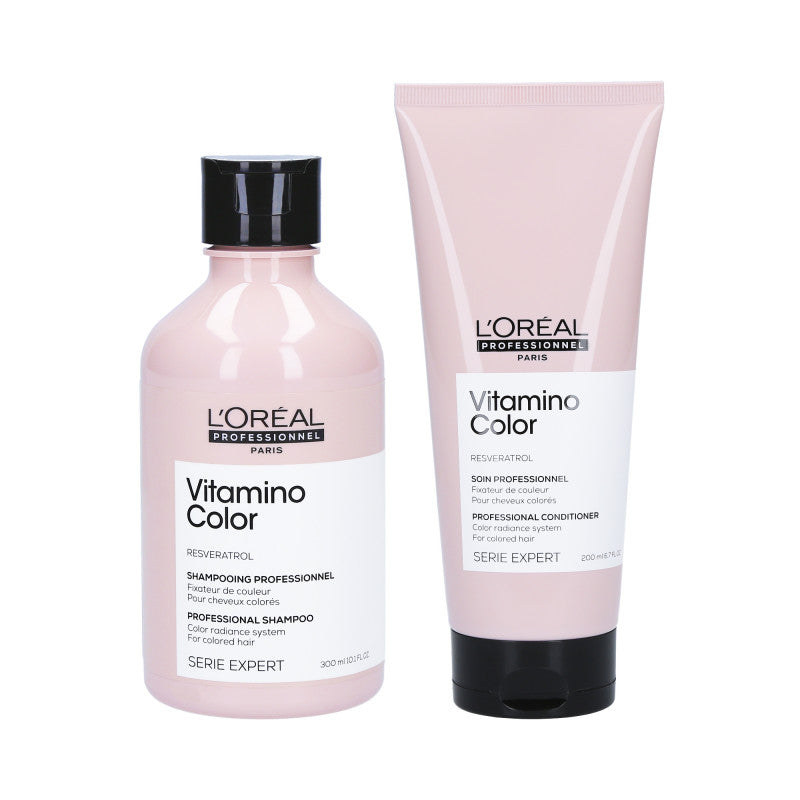 L'OREAL PROFESSIONNEL VITAMINO COLOR Set für gefärbtes Haar Shampoo 300 ml + Spülung 200 ml