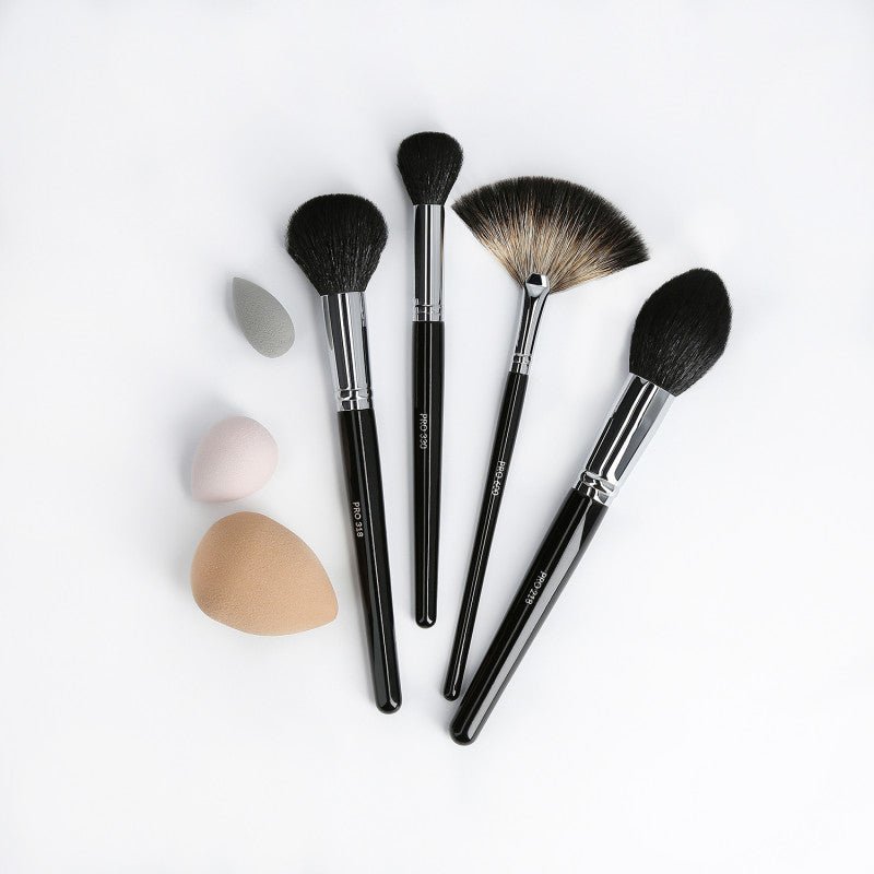 LUSSONI Classy Girl - 5dílná sada profesionálních štětců a houbiček na make-up #3