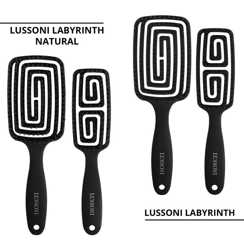 LUSSONI Labyrinth Flexible Vent - 4 Teilig Professionelles Haarbürsten Set  #2