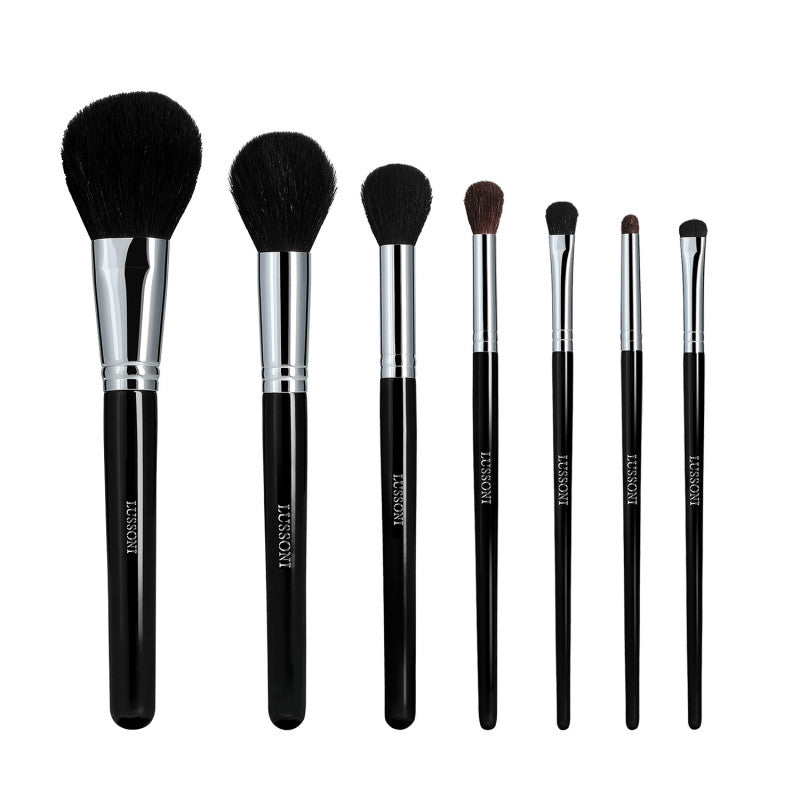 LUSSONI Natural Smoothness - 7 Teilig Professionelles Makeup Pinsel Set #3